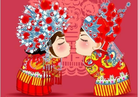 良缘由夙缔，佳偶自天成<strong></p>
<p>缔币</strong>。下一句是什么？