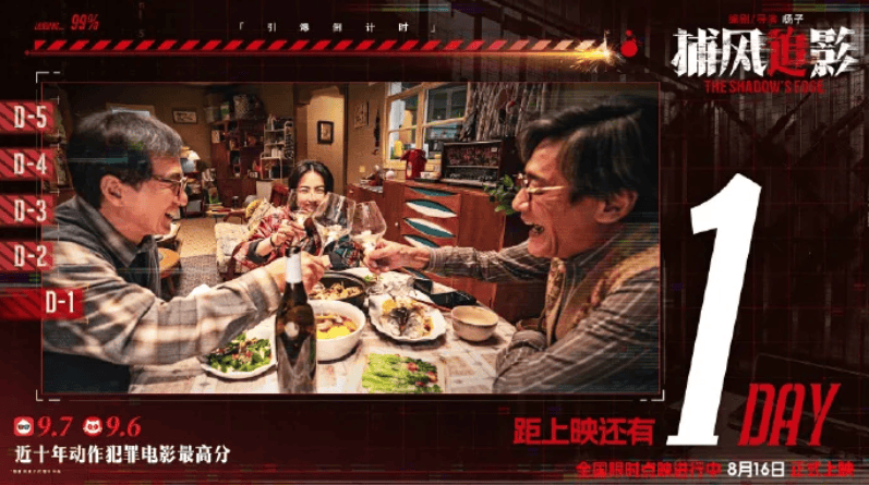 豆瓣开分8.1<strong></p>
<p>苹果</strong>，创近二十年成龙电影最佳！打掉烂片标签的《捕风追影》爽在哪？