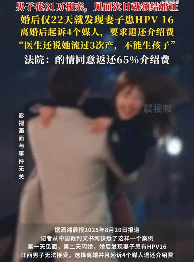 “医生还说她流过三次产<strong></p>
<p>okex期货</strong>，不能生孩子”男子花31万相亲闪婚后发现妻子患HPV还隐瞒打胎史